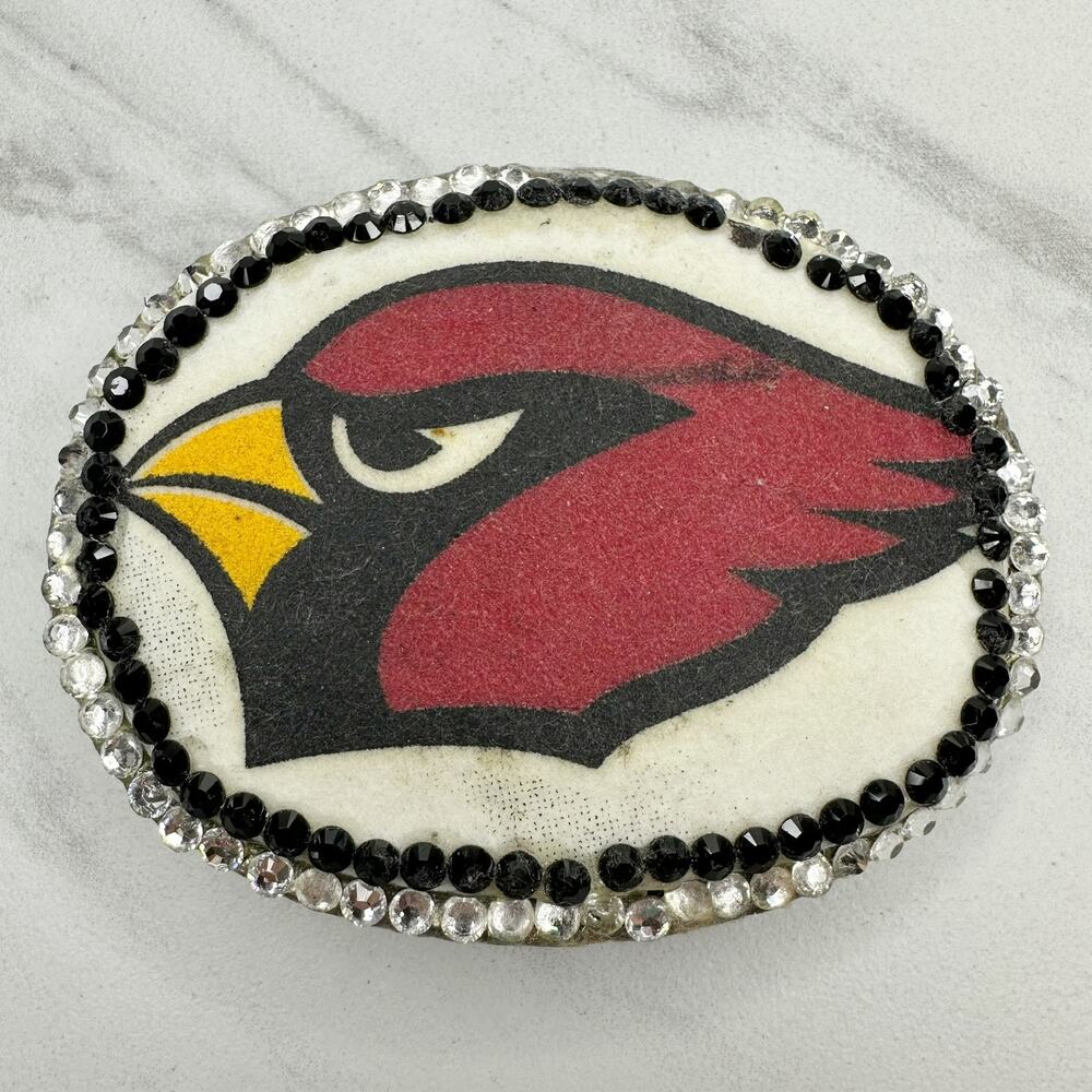 Arizona Cardinals Rhinestone Belt Buckle NFL Football Team Logo 🏈